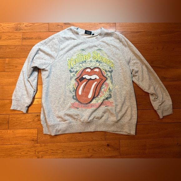 the Rolling Stones Tops - The Rollings Stones Rhinestone Sweatshirt